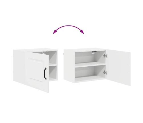 Virtuves Sienas Skapītis 2 Pcs Augsta Spīduma Baltā Krāsa Vidaxl