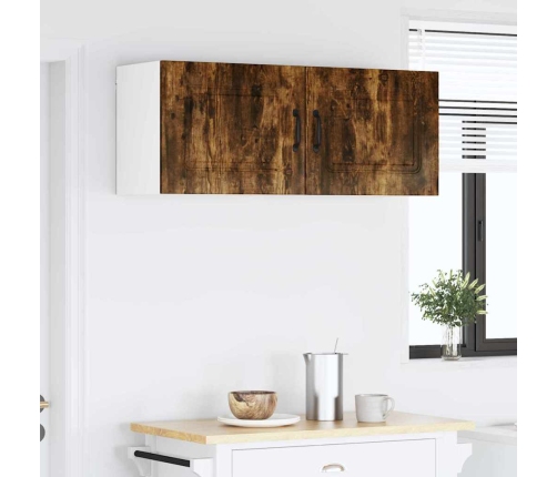 Virtuves Sienas Skapītis Ar Durvīm Dūmaka Ozols 50 X 31 X 40 Cm Vidaxl