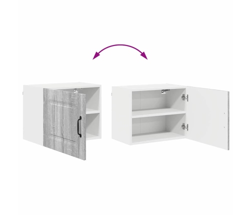 Virtuves Sienas Skapītis Pelēks Sonoma 50 X 31 X 40 Cm Vidaxl