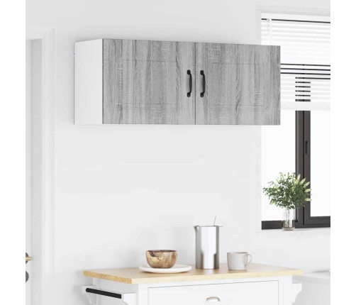 Virtuves Sienas Skapītis 2 Pcs Pelēks Sonoma 50 X 31 X 40 Cm Vidaxl