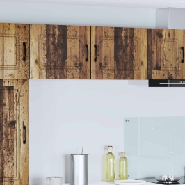 Virtuves Sienas Skapītis Ar Plauktu Vecs Koks 50 X 31 X 40 Cm Vidaxl