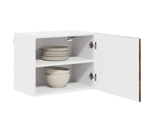 Virtuves Sienas Skapītis Ar Plauktu Vecs Koks 50 X 31 X 40 Cm Vidaxl