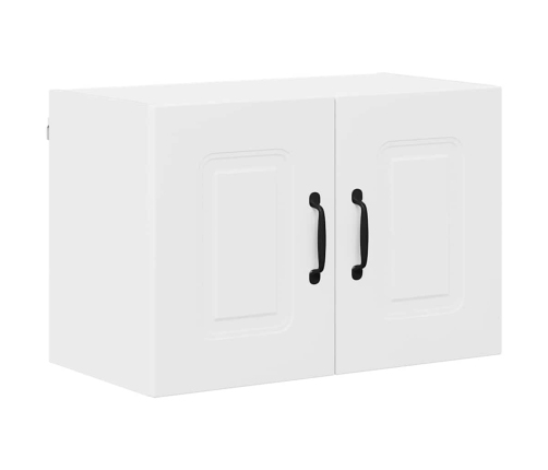 Virtuves Sienas Skapītis Ar Plauktu Balts 60 X 31 X 40 Cm Vidaxl