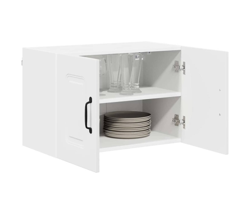 Virtuves Sienas Skapītis Ar Plauktu Balts 60 X 31 X 40 Cm Vidaxl