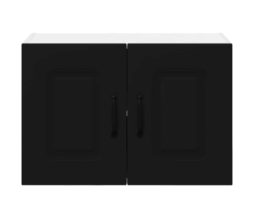 Virtuves Sienas Skapītis Ar Plauktu 2 Pcs Melna 60 X 31 X 40 Cm Vidaxl