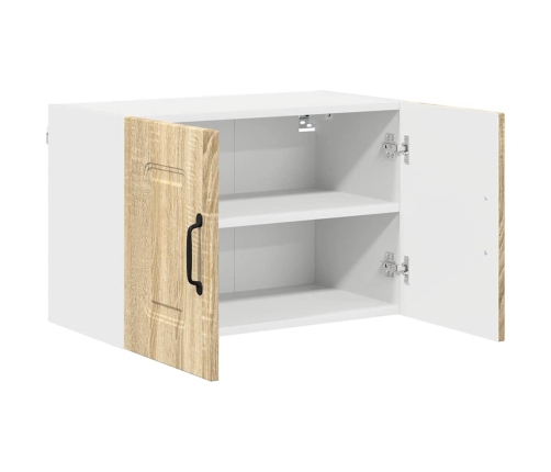 Virtuves Sienas Skapītis 2 Pcs Sonoma Ozols 60 X 31 X 40 Cm Vidaxl