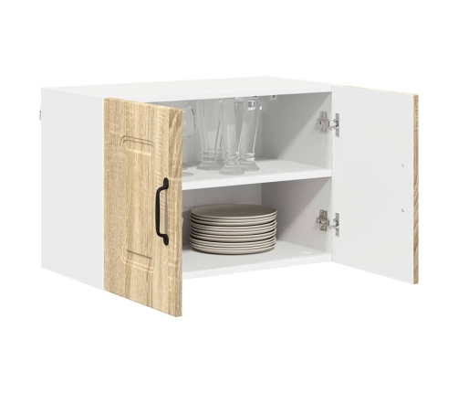 Virtuves Sienas Skapītis 2 Pcs Sonoma Ozols 60 X 31 X 40 Cm Vidaxl