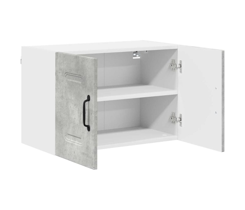 Virtuves Sienas Skapītis 2 Pcs Betona Pelēks 60 X 31 X 40 Cm Vidaxl