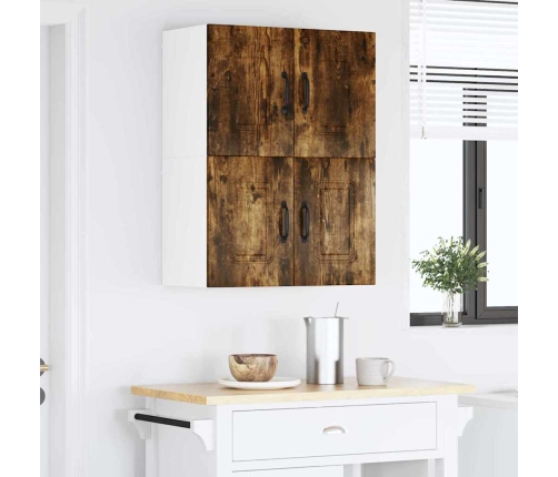 Virtuves Sienas Skapītis Ar Durvīm Dūmaka Ozols 60 X 31 X 40 Cm Vidaxl