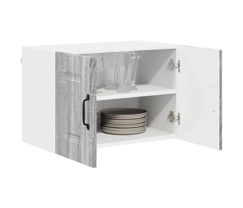 Virtuves Sienas Skapītis 2 Pcs Pelēks Sonoma 60 X 31 X 40 Cm Vidaxl