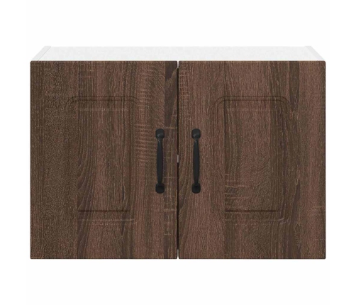 Virtuves Sienas Skapītis 2 Pcs Brūns Ozols 60 X 31 X 40 Cm Vidaxl