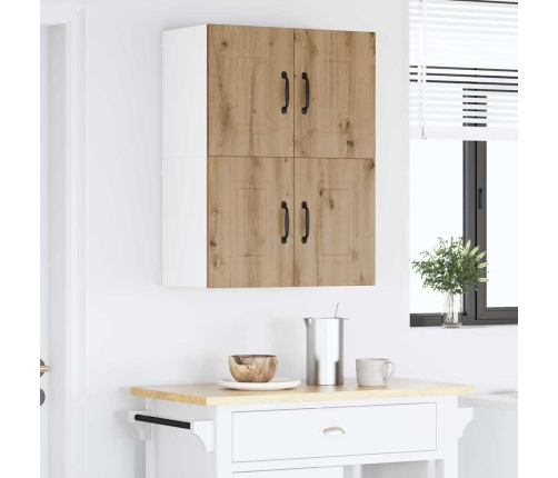 Virtuves Sienas Skapītis 2 Pcs Artisānā Ozols 60 X 31 X 40 Cm Vidaxl