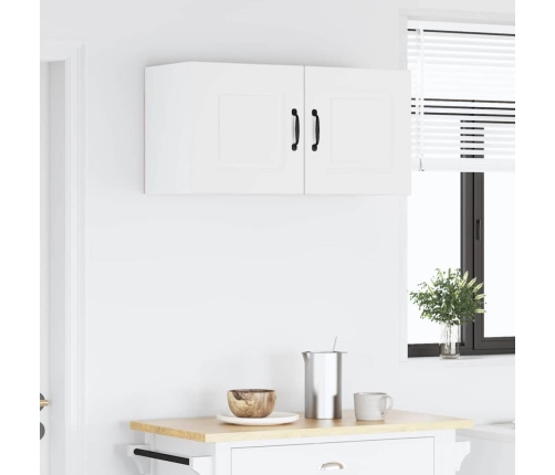 Virtuves Sienas Skapītis Ar Plauktu Balts 80 X 31 X 40 Cm Vidaxl