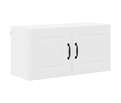 Virtuves Sienas Skapītis Ar Plauktu Balts 80 X 31 X 40 Cm Vidaxl