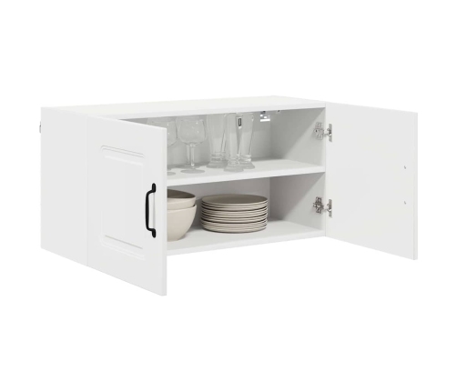 Virtuves Sienas Skapītis Ar Plauktu Balts 80 X 31 X 40 Cm Vidaxl