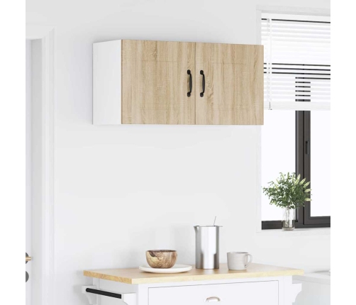 Virtuves Sienas Skapītis Ar Durvīm Sonoma Ozols 80 X 31 X 40 Cm Vidaxl
