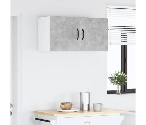 Virtuves Sienas Skapītis Betona Pelēks 80 X 31 X 40 Cm Vidaxl