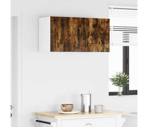 Virtuves Sienas Skapītis Ar Durvīm Dūmaka Ozols 80 X 31 X 40 Cm Vidaxl