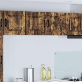 Virtuves Sienas Skapītis Ar Durvīm Dūmaka Ozols 80 X 31 X 40 Cm Vidaxl