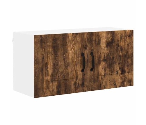 Virtuves Sienas Skapītis Ar Durvīm Dūmaka Ozols 80 X 31 X 40 Cm Vidaxl