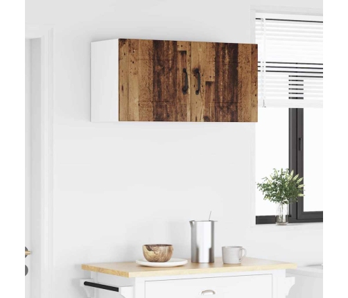 Virtuves Sienas Skapītis Ar Plauktu Vecs Koks 80 X 31 X 40 Cm Vidaxl