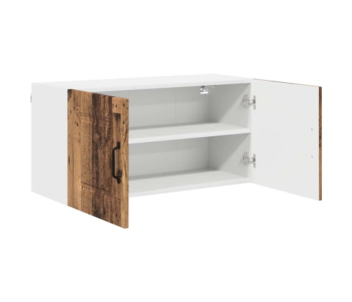 Virtuves Sienas Skapītis Ar Plauktu Vecs Koks 80 X 31 X 40 Cm Vidaxl