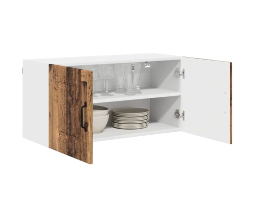 Virtuves Sienas Skapītis Ar Plauktu Vecs Koks 80 X 31 X 40 Cm Vidaxl