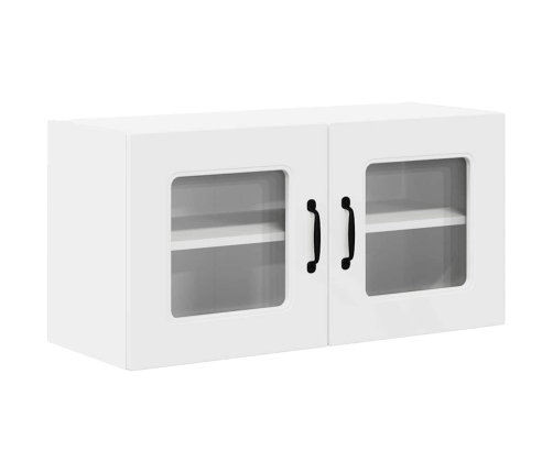 Virtuves Sienas Skapītis Ar Plauktu Balts 80 X 31 X 40 Cm Vidaxl