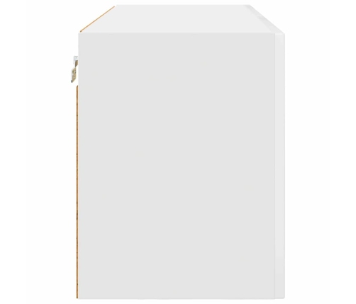 Virtuves Sienas Skapītis Ar Plauktu Balts 80 X 31 X 40 Cm Vidaxl