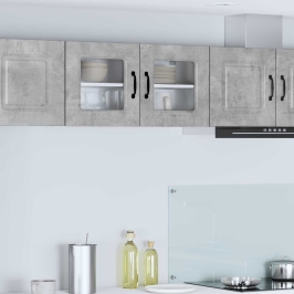 Virtuves Sienas Skapītis Betona Pelēks 80 X 31 X 40 Cm Vidaxl