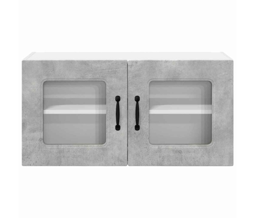 Virtuves Sienas Skapītis Betona Pelēks 80 X 31 X 40 Cm Vidaxl