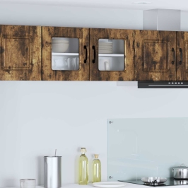 Virtuves Sienas Skapītis Ar Durvīm Dūmaka Ozols 80 X 31 X 40 Cm Vidaxl