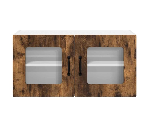 Virtuves Sienas Skapītis Ar Durvīm Dūmaka Ozols 80 X 31 X 40 Cm Vidaxl