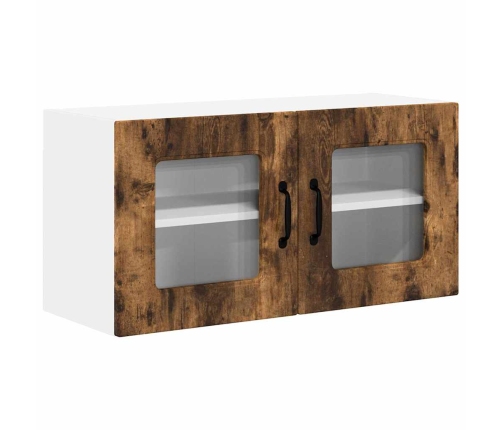 Virtuves Sienas Skapītis Ar Durvīm Dūmaka Ozols 80 X 31 X 40 Cm Vidaxl