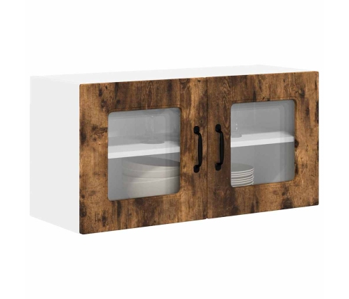 Virtuves Sienas Skapītis Ar Durvīm Dūmaka Ozols 80 X 31 X 40 Cm Vidaxl