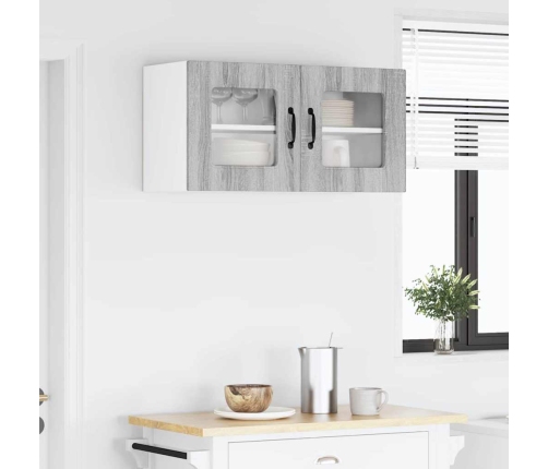 Virtuves Sienas Skapītis Pelēks Sonoma 80 X 31 X 40 Cm Vidaxl