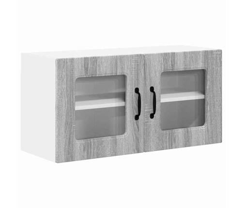 Virtuves Sienas Skapītis Pelēks Sonoma 80 X 31 X 40 Cm Vidaxl