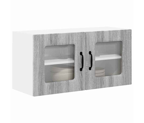 Virtuves Sienas Skapītis Pelēks Sonoma 80 X 31 X 40 Cm Vidaxl