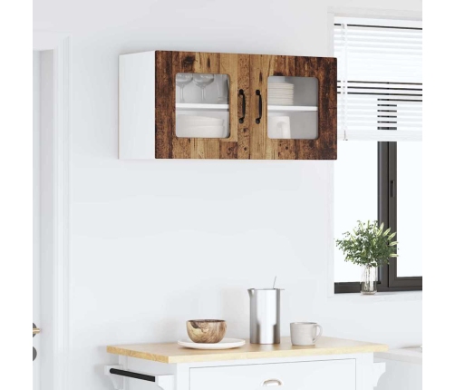 Virtuves Sienas Skapītis Ar Plauktu Vecs Koks 80 X 31 X 40 Cm Vidaxl