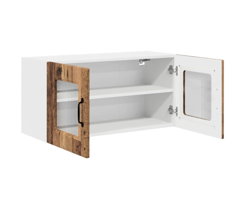 Virtuves Sienas Skapītis Ar Plauktu Vecs Koks 80 X 31 X 40 Cm Vidaxl