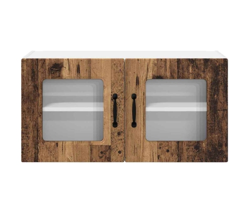 Virtuves Sienas Skapītis Ar Plauktu Vecs Koks 80 X 31 X 40 Cm Vidaxl