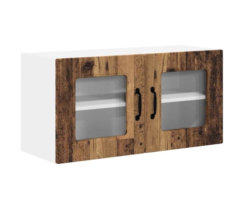 Virtuves Sienas Skapītis Ar Plauktu Vecs Koks 80 X 31 X 40 Cm Vidaxl