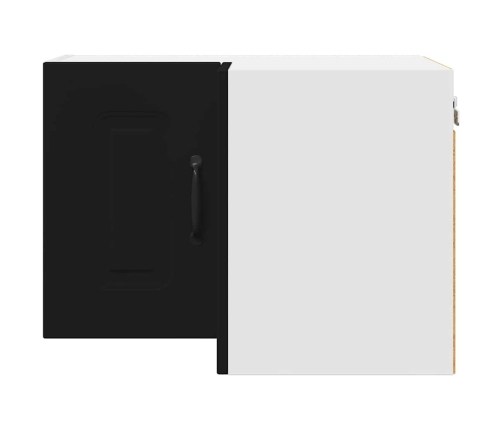 Virtuves Sienas Skapītis Ar Plauktu Melna 57 X 57 X 40 Cm Vidaxl