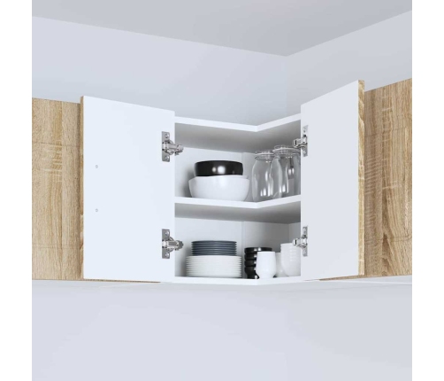 Virtuves Sienas Skapītis Ar Durvīm Sonoma Ozols 57 X 57 X 40 Cm Vidaxl