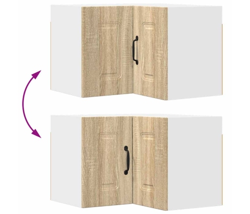 Virtuves Sienas Skapītis Ar Durvīm Sonoma Ozols 57 X 57 X 40 Cm Vidaxl