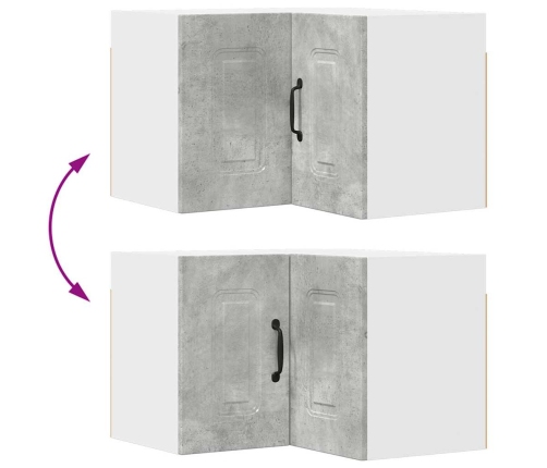 Virtuves Sienas Skapītis Betona Pelēks 57 X 57 X 40 Cm Vidaxl