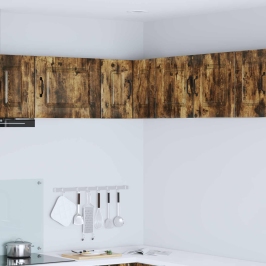 Virtuves Sienas Skapītis Ar Durvīm Dūmaka Ozols 57 X 57 X 40 Cm Vidaxl