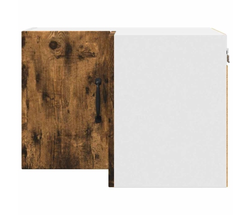 Virtuves Sienas Skapītis Ar Durvīm Dūmaka Ozols 57 X 57 X 40 Cm Vidaxl