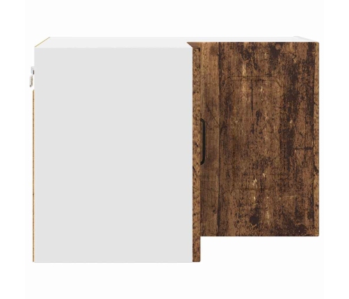 Virtuves Sienas Skapītis Ar Plauktu Vecs Koks 57 X 57 X 40 Cm Vidaxl