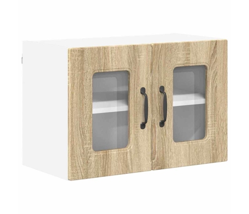 Virtuves Sienas Skapītis 2 Pcs Sonoma Ozols 60 X 31 X 40 Cm Vidaxl